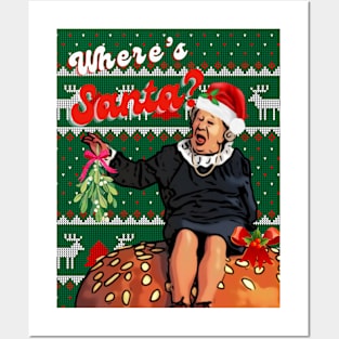 Where is Santa? Posters and Art